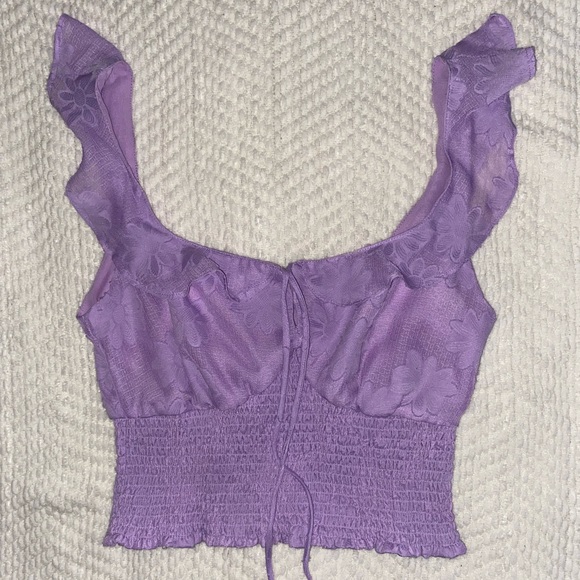 ASTR The Label - Eva Floral Ruffle Top - Picture 4 of 4